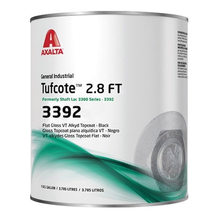 Pacific Coast Lacquer SHAFT-LAC FLAT BLACK 275;VOC, Gallon 3392 01